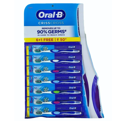 Oral B CrissCross Gum Care Toothbrush (6p+1p)