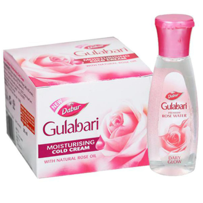 Dabur Gulabari Moisturising Cold Cream With Rose Water (55ml + 59ml)