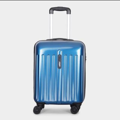 Safari 8-WheelLight Blue Polypropylene Hard Case Trolley, Medium ...