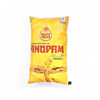 Anupam Gold Agmark Kacchi Ghani Mustard Oil .1 Ltr